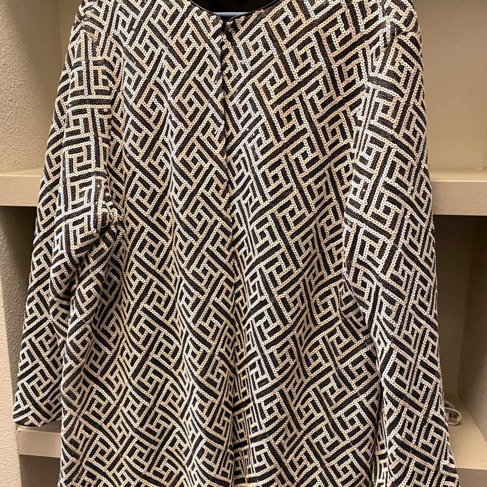 Emmelle Black And White Sequined Jacket - image 3